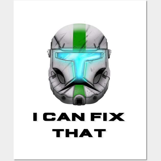 I can "Fix" that Commando Fixer shirt Wall Art by Cmmndo_Sev